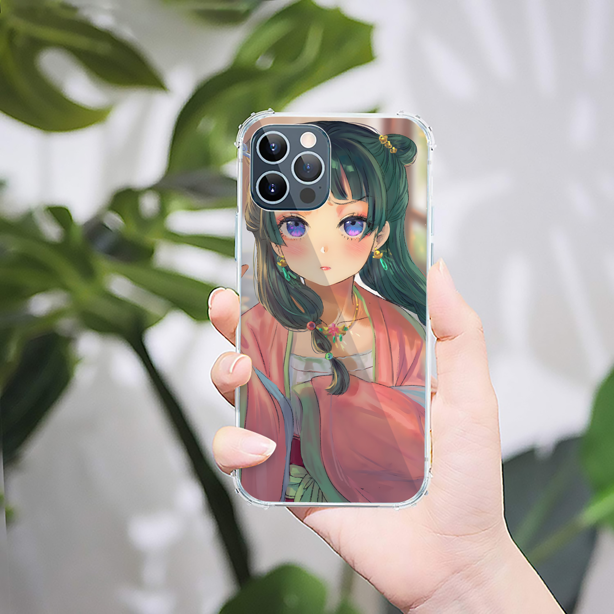 （画像用） 薬屋のひとりごと The Apothecary Diaries 【iPhone 12シリーズ対応】透明スマホケース（クリアソフトケース）